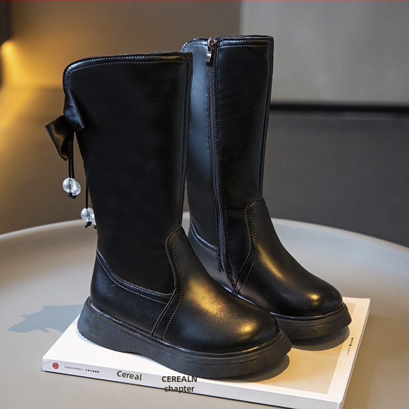 Μποτάκια Μάρτιν για κορίτσια, βρετανικού στυλ, με φλις επένδυση (Εξωτερικό υλικό: συνθετικό δέρμα; Επένδυση: φλίς; Ηλικία: 4–6 και 7–12 ετών; Κατηγορία: Μοντέρνα μποτάκια)