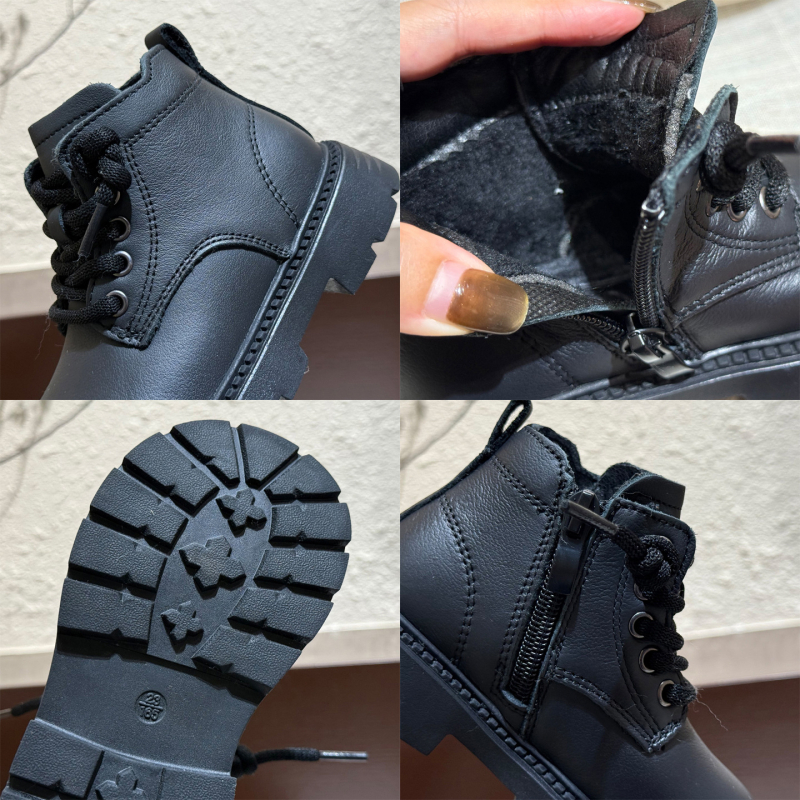 Gyerekek téli Martin csizmái oldalsó cipzárral, felső rész mikrofiber bőr, gumírozott talp, Dali pamut talpbetét, uniszex