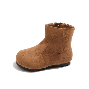 Dječje kratke čizme, unisex, gornji dio telećeg velura, TPR potplata, bočni zatvarač