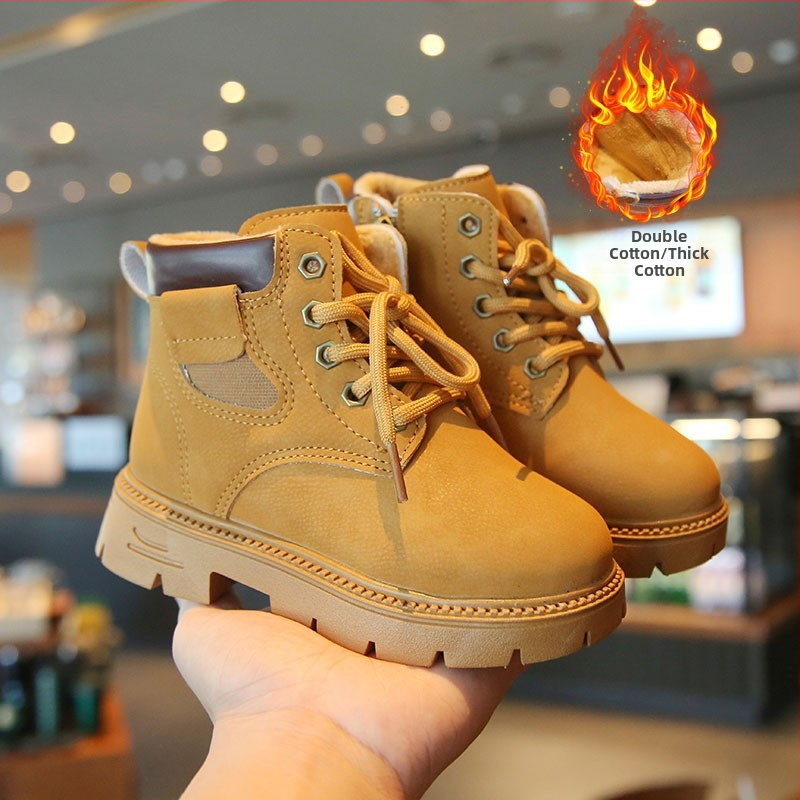 Deti Martin topánky z umelej kože, gumová podrážka, bočný zips, nízky holenný obvod, unisex