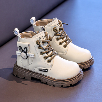 Παιδικά μποτάκια Martin από Meow le ge mi, επάνω μέρος από τεχνητό δέρμα, αντιολισθητική σόλα, πλευρικός φερμουάρ, unisex, κατάλληλα για χειμώνα, φθινόπωρο και άνοιξη