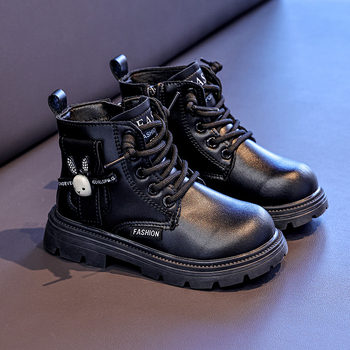 Παιδικά μποτάκια Martin από Meow le ge mi, επάνω μέρος από τεχνητό δέρμα, αντιολισθητική σόλα, πλευρικός φερμουάρ, unisex, κατάλληλα για χειμώνα, φθινόπωρο και άνοιξη