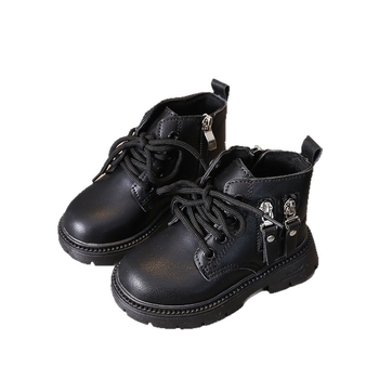 Detské Martin topánky – Unisex (Umelá koža, bočný zips, TPR podrážka, nízky vršok)