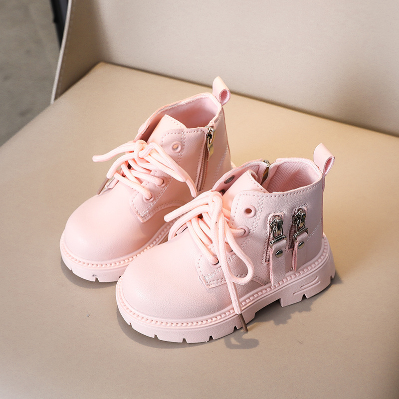 Detské Martin topánky – Unisex (Umelá koža, bočný zips, TPR podrážka, nízky vršok)