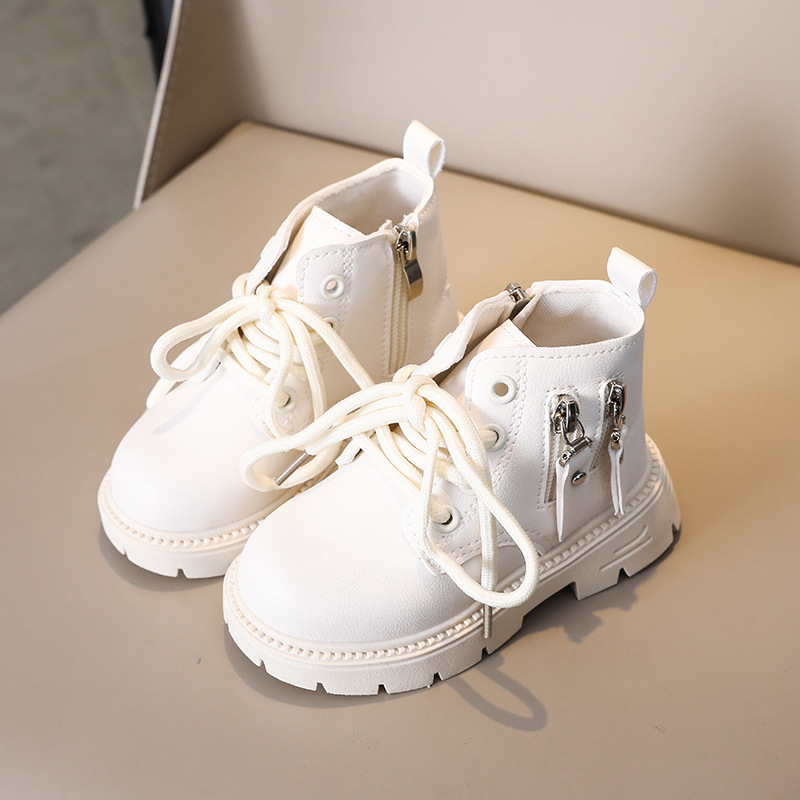 Detské Martin topánky – Unisex (Umelá koža, bočný zips, TPR podrážka, nízky vršok)