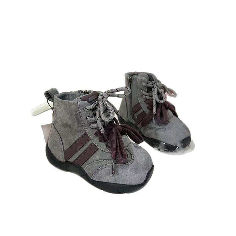 Dječje martinske čizme, unisex, jesen-zima, gornji dio od sintetičke kože, bočni zip, gumeni potplat