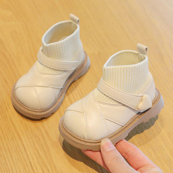 Dječje Martin čizme za djevojčice, sintetički gornji dio, gumena potplat, zatvaranje na Velcro, tekstilni ulošci, vodootporne