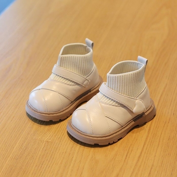 Dječje Martin čizme za djevojčice, sintetički gornji dio, gumena potplat, zatvaranje na Velcro, tekstilni ulošci, vodootporne