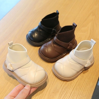 Dječje Martin čizme za djevojčice, sintetički gornji dio, gumena potplat, zatvaranje na Velcro, tekstilni ulošci, vodootporne