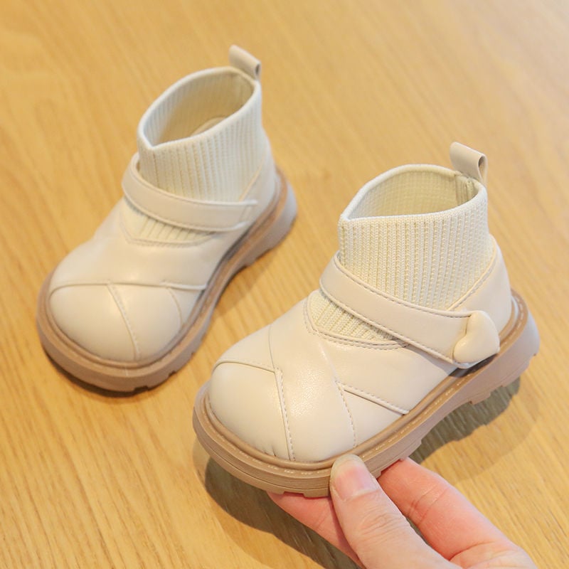 Dječje Martin čizme za djevojčice, sintetički gornji dio, gumena potplat, zatvaranje na Velcro, tekstilni ulošci, vodootporne