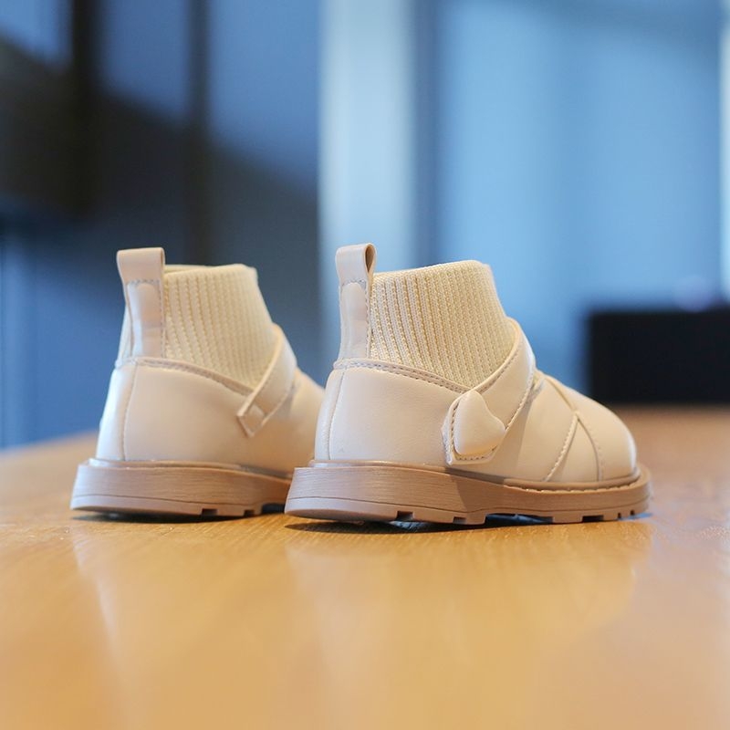 Dječje Martin čizme za djevojčice, sintetički gornji dio, gumena potplat, zatvaranje na Velcro, tekstilni ulošci, vodootporne