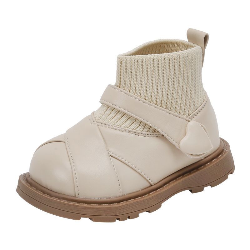 Dječje Martin čizme za djevojčice, sintetički gornji dio, gumena potplat, zatvaranje na Velcro, tekstilni ulošci, vodootporne