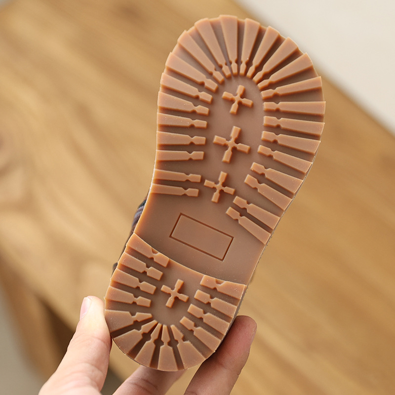 Dječje kožne čizme u britskom stilu Martin, unisex, jesen-zima.