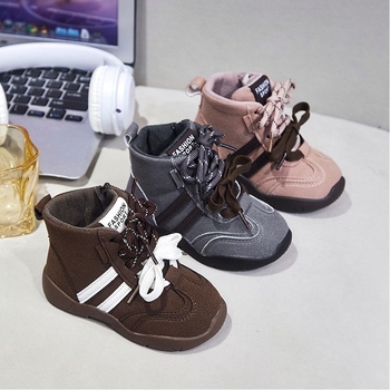 Dječje modne čizme od sintetičke kože, visokog kroja, za uzrast 1–6 godina, jesen 2025