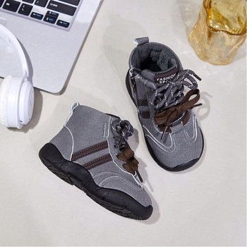 Dječje modne čizme od sintetičke kože, visokog kroja, za uzrast 1–6 godina, jesen 2025