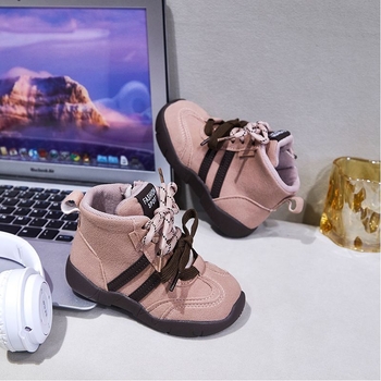 Dječje modne čizme od sintetičke kože, visokog kroja, za uzrast 1–6 godina, jesen 2025