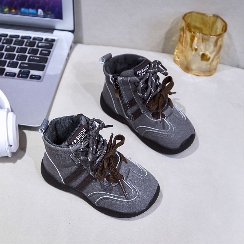 Dječje modne čizme od sintetičke kože, visokog kroja, za uzrast 1–6 godina, jesen 2025