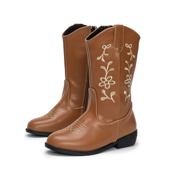 Dječje zimske gležnjače s flisom, korejski stil princeze, gumeni potplat, PU uložak