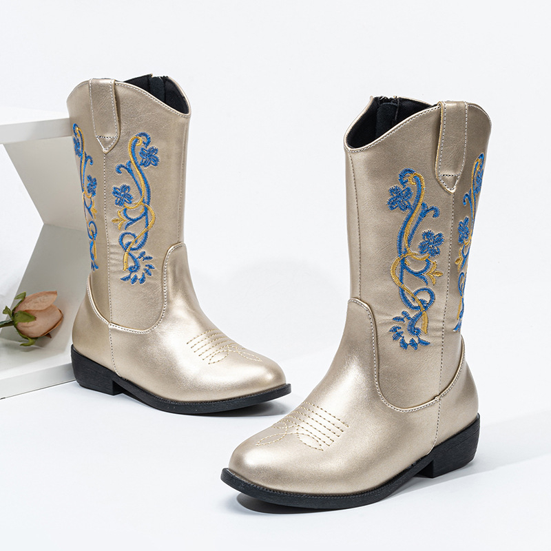 Dječje zimske gležnjače s flisom, korejski stil princeze, gumeni potplat, PU uložak