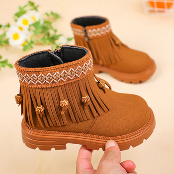 Martin čizme za djecu - gornji dio od umjetne kože, gumeni đon, bočni zatvarač, srednje visoke čizme, zadržavaju toplinu