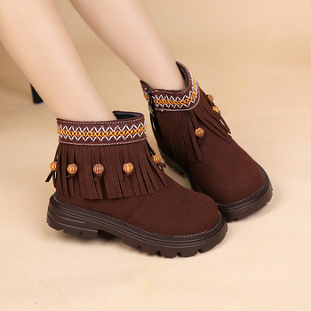 Martin čizme za djecu - gornji dio od umjetne kože, gumeni đon, bočni zatvarač, srednje visoke čizme, zadržavaju toplinu