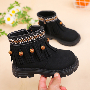 Martin čizme za djecu - gornji dio od umjetne kože, gumeni đon, bočni zatvarač, srednje visoke čizme, zadržavaju toplinu