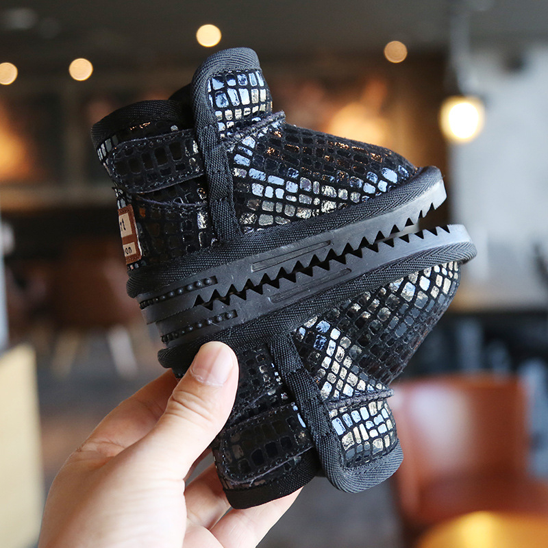 Dječje zimske čizme za 1–3 godine, vodootporne, Velcro zatvarač, zimske, potplat TPR