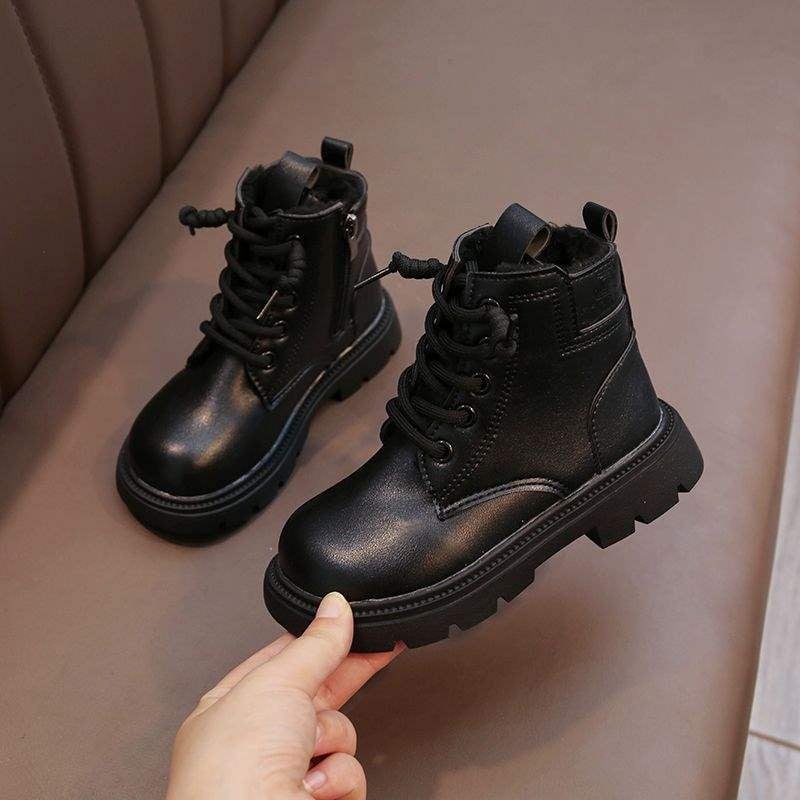 Zimske čizme za djecu 1–3 godine, gornji dio od sintetičke kože, gumeni đon, minimalistički stil