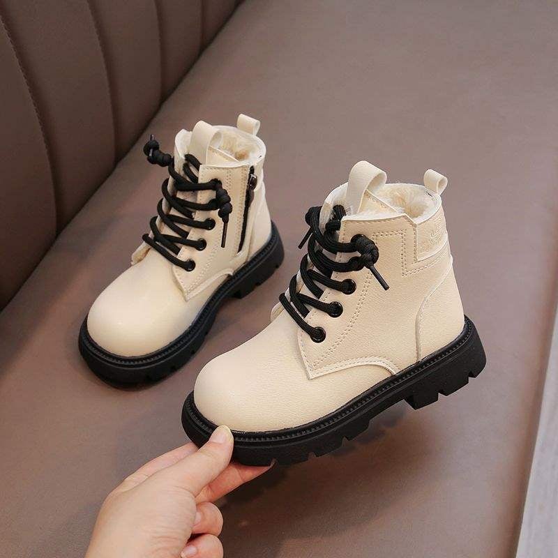 Zimske čizme za djecu 1–3 godine, gornji dio od sintetičke kože, gumeni đon, minimalistički stil