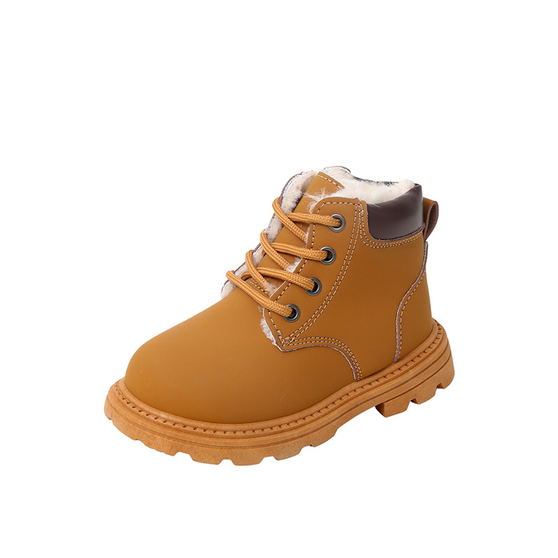 Dječje čizme Martin s fleš podstavom – gornji dio od umjetne kože, gumena potplat, srednja visina čizme, kopčanje sprijeda, unisex