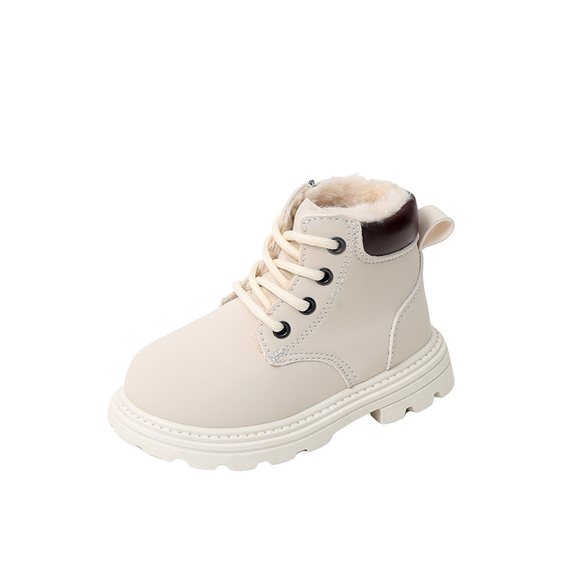 Dječje čizme Martin s fleš podstavom – gornji dio od umjetne kože, gumena potplat, srednja visina čizme, kopčanje sprijeda, unisex