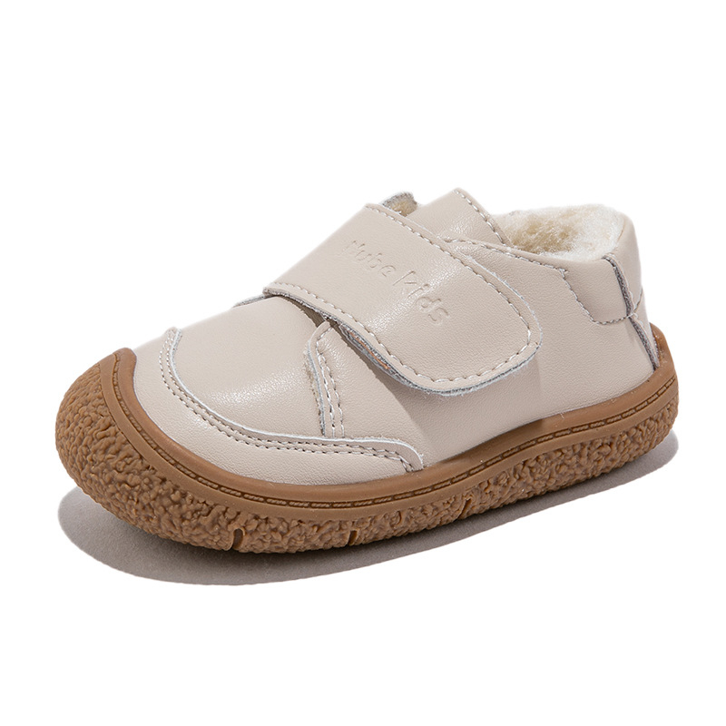 Cipele za djecu od prave kože, tople zimske cipele sa zaštitom prstiju, casual kožne cipele, unisex