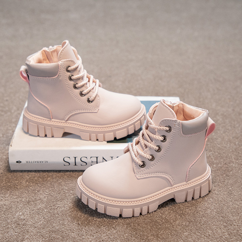 Dječje Martin čizme s bočnim zatvaračem, gumom na đonu, gornji dio od sintetičke kože, srednje visine