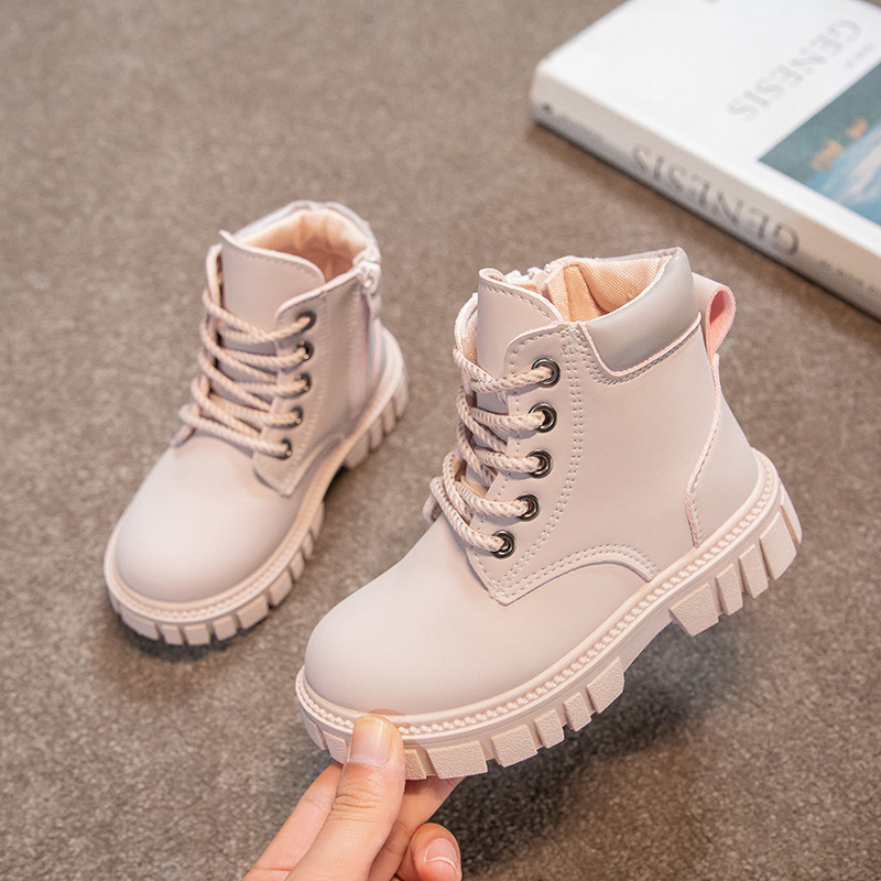 Dječje Martin čizme s bočnim zatvaračem, gumom na đonu, gornji dio od sintetičke kože, srednje visine