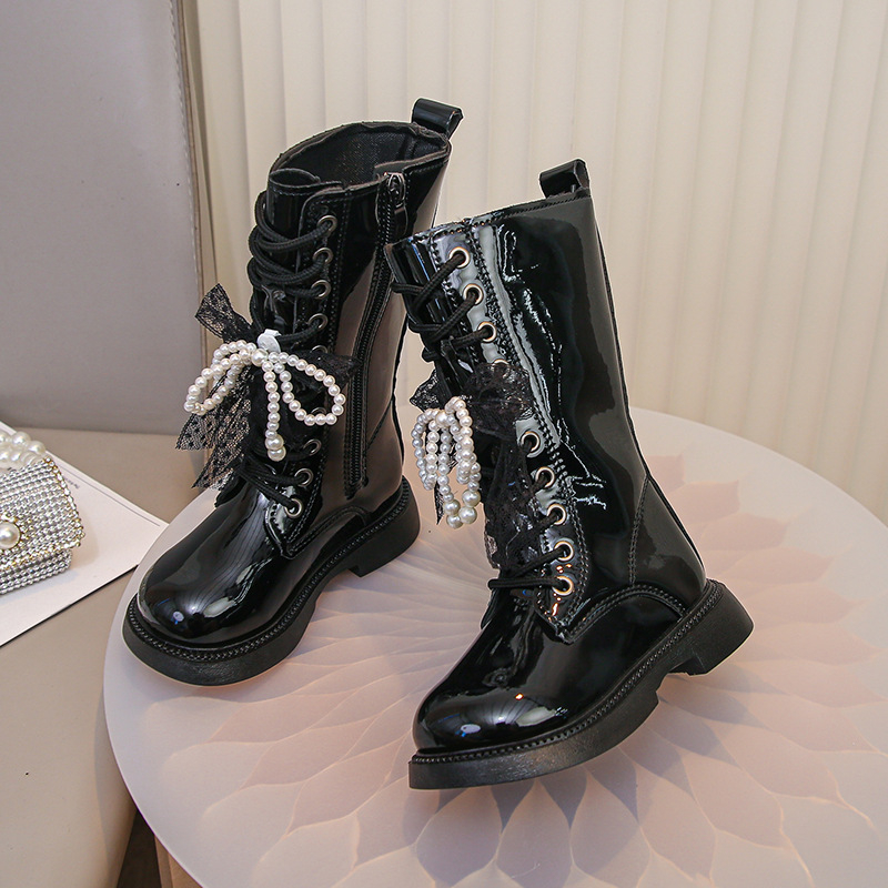 Dječje Martin čizme s fleec podstavom, bočni zip, niski šev, gornji dio od umjetne kože, gumena potplat