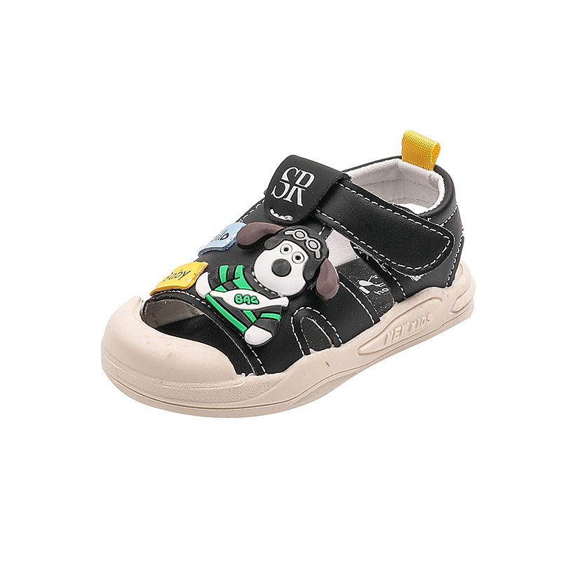 Dječje ljetne sandale s zatvorenim prstom i mekim potplatom, Velcro kopča, unisex