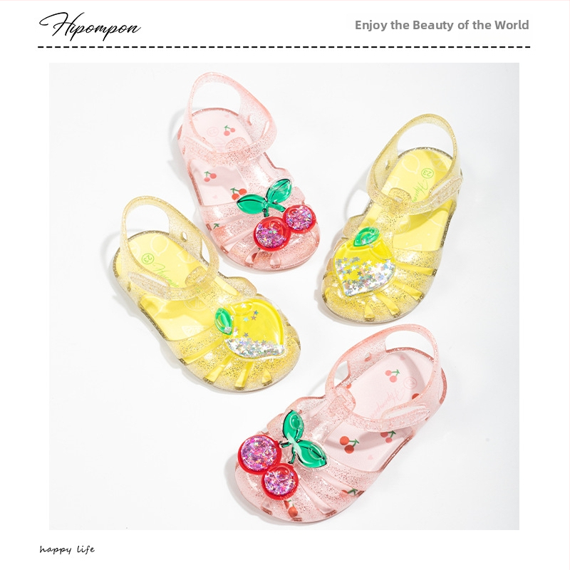 Dievčenské princezné sandále, horný materiál PVC, podrážka EVA, zapínanie na suchý zips, karikatúrny vzor