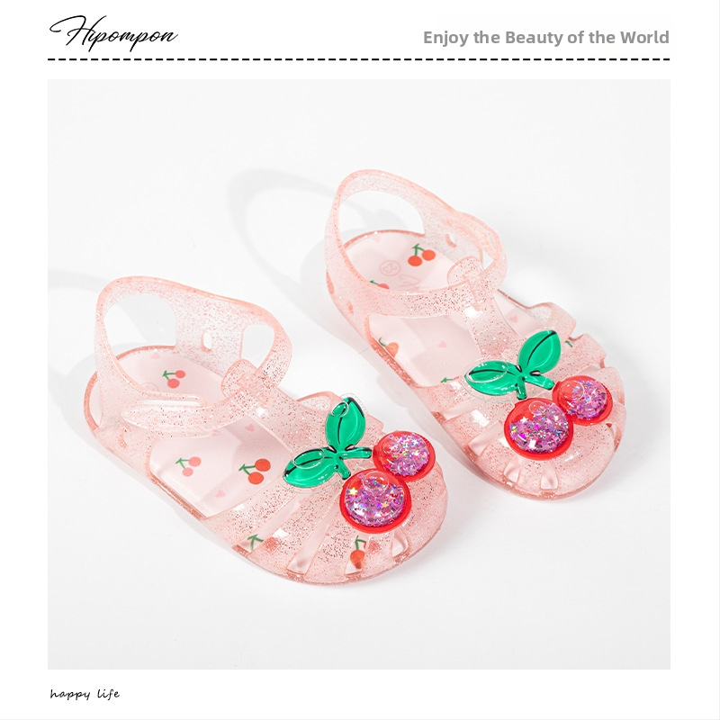 Dievčenské princezné sandále, horný materiál PVC, podrážka EVA, zapínanie na suchý zips, karikatúrny vzor