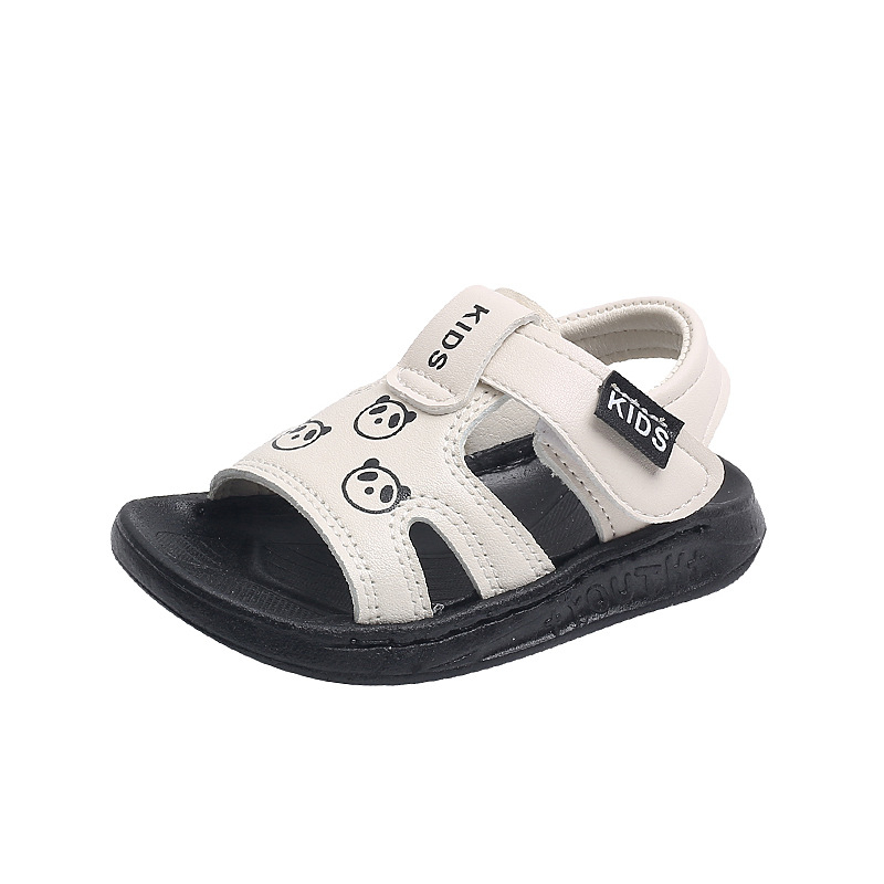 Dječje sandale za plažu s karikaturalnim dizajnom, protuklizna gumena potplat, Velcro zatvarač, unisex, za uzrast 1–6 godina