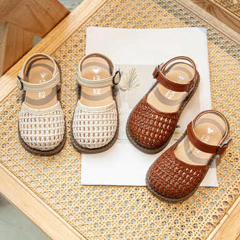 Dječje princes sandale – gornji dio od umjetne kože, gumena potplat, zatvaranje na Velcro, za djevojčice uzrasta 4–16 godina