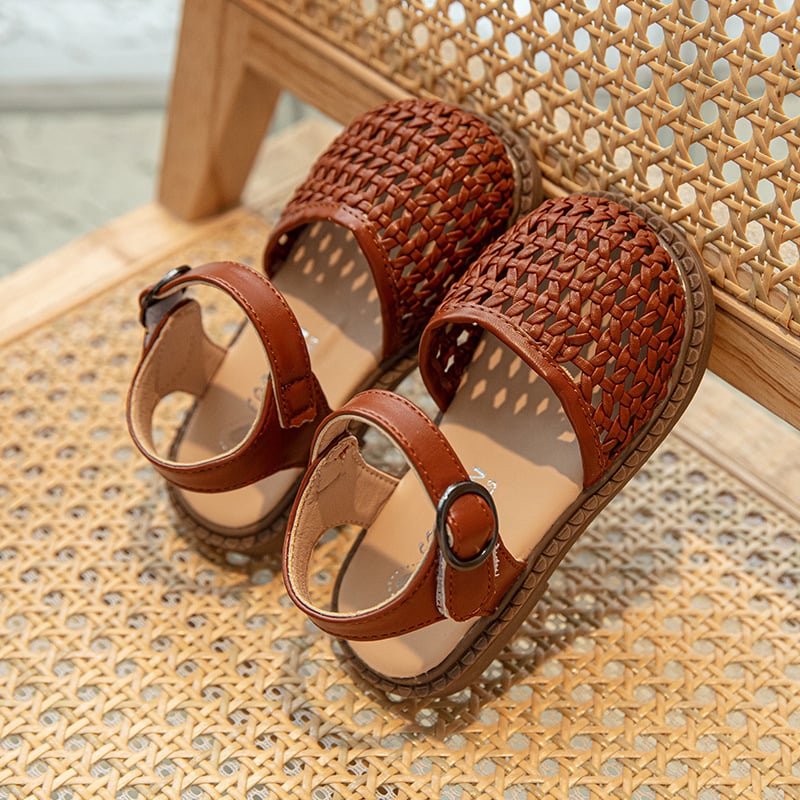 Dječje princes sandale – gornji dio od umjetne kože, gumena potplat, zatvaranje na Velcro, za djevojčice uzrasta 4–16 godina