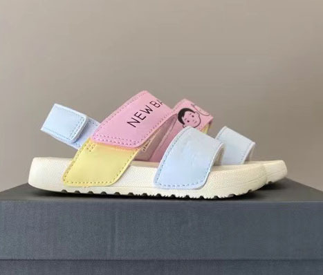 Dječje unisex sandale s Velcro trakom, korejskog stila, kožni gornji dio, gumena potplata, protuklizne