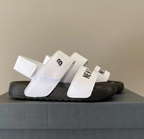 Dječje unisex sandale s Velcro trakom, korejskog stila, kožni gornji dio, gumena potplata, protuklizne