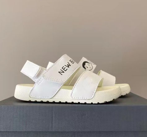 Dječje unisex sandale s Velcro trakom, korejskog stila, kožni gornji dio, gumena potplata, protuklizne