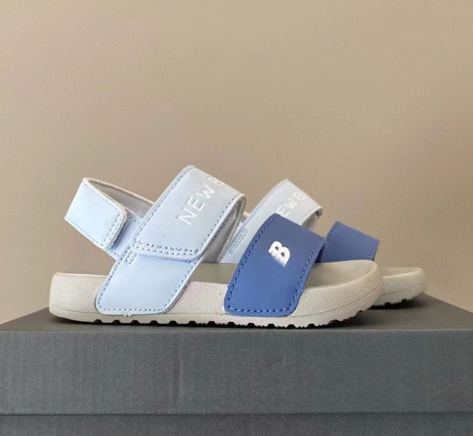 Dječje unisex sandale s Velcro trakom, korejskog stila, kožni gornji dio, gumena potplata, protuklizne