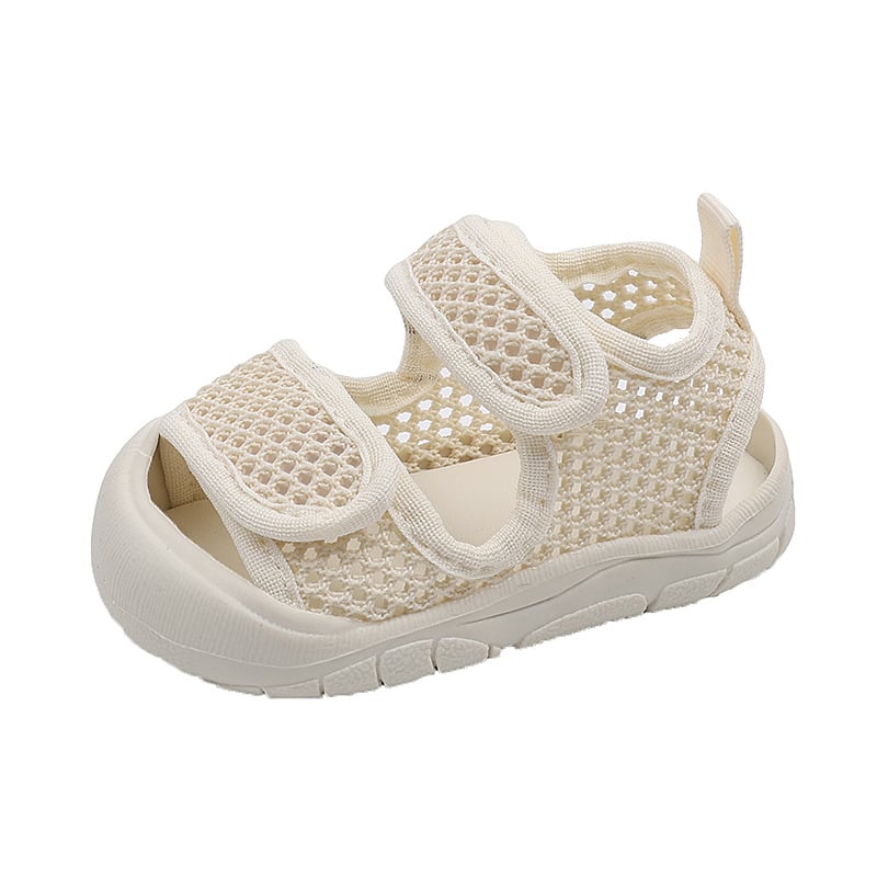 Unisex dječje plažne cipele za uzrast 1–3 godine, platneni gornji dio, gumena podloga, zatvaranje Velcro, jednofarbni uzorak