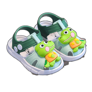 Dječje Birkenstock sandale (Unisex, gornji dio od pamuka, crtani otisci životinja, kopča, potplat PVC)