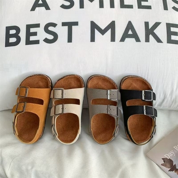 Dječje ljetne sandale za dječake i djevojčice, sladak karikaturni dizajn, Birkenstock-stil s mekanom potplatom, protuklizne i otporne