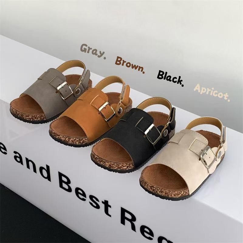 Dječje ljetne sandale za dječake i djevojčice, sladak karikaturni dizajn, Birkenstock-stil s mekanom potplatom, protuklizne i otporne