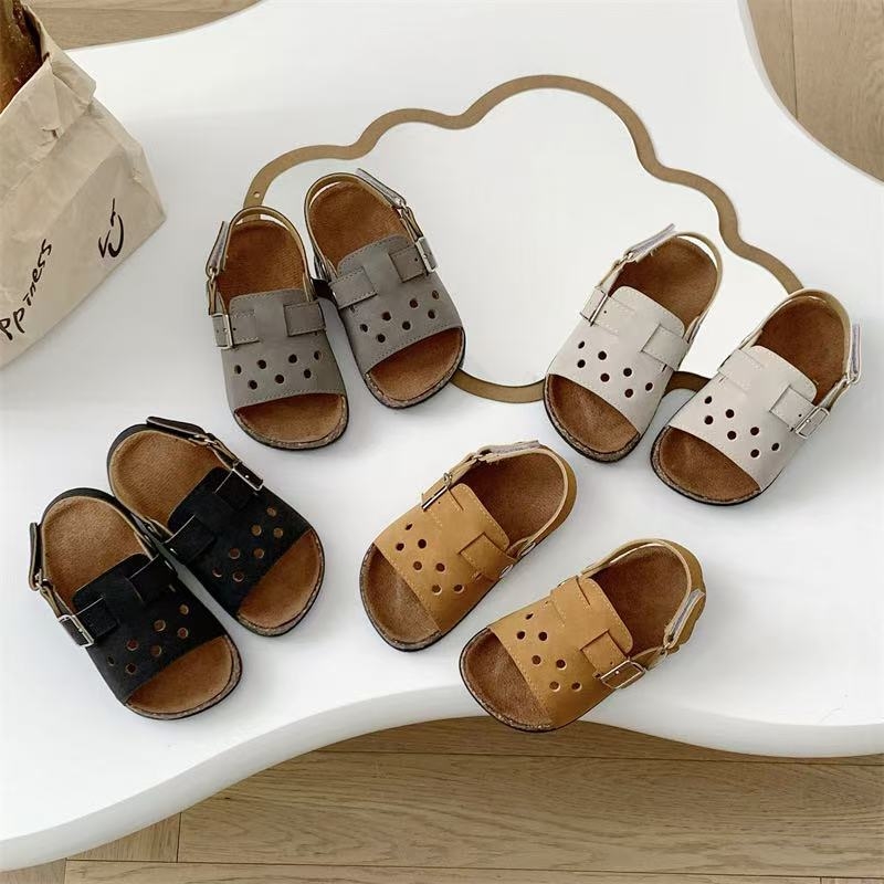 Dječje ljetne sandale za dječake i djevojčice, sladak karikaturni dizajn, Birkenstock-stil s mekanom potplatom, protuklizne i otporne